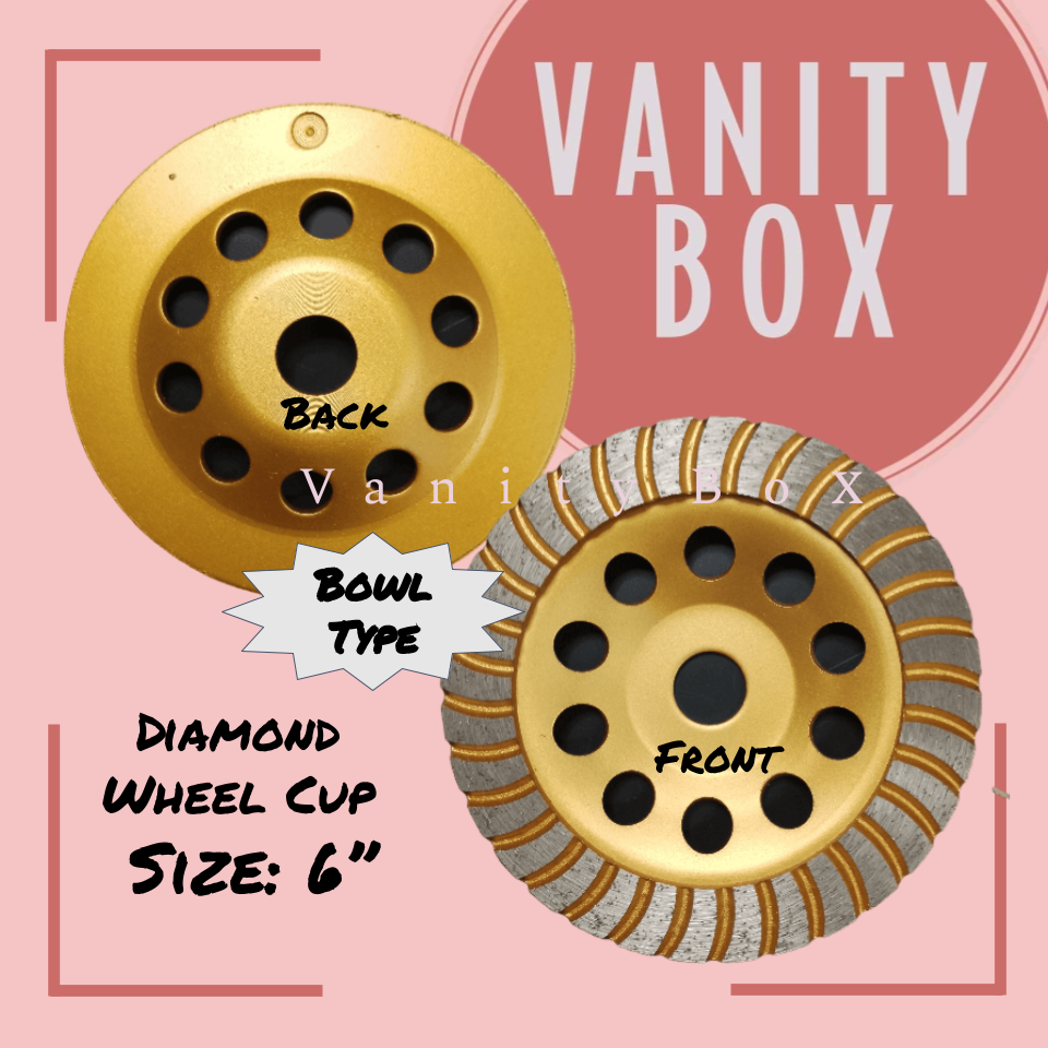 885 Diamond Cup Grinding Wheel for Concrete Masonry Marble Granite Size: 4",6",7"
