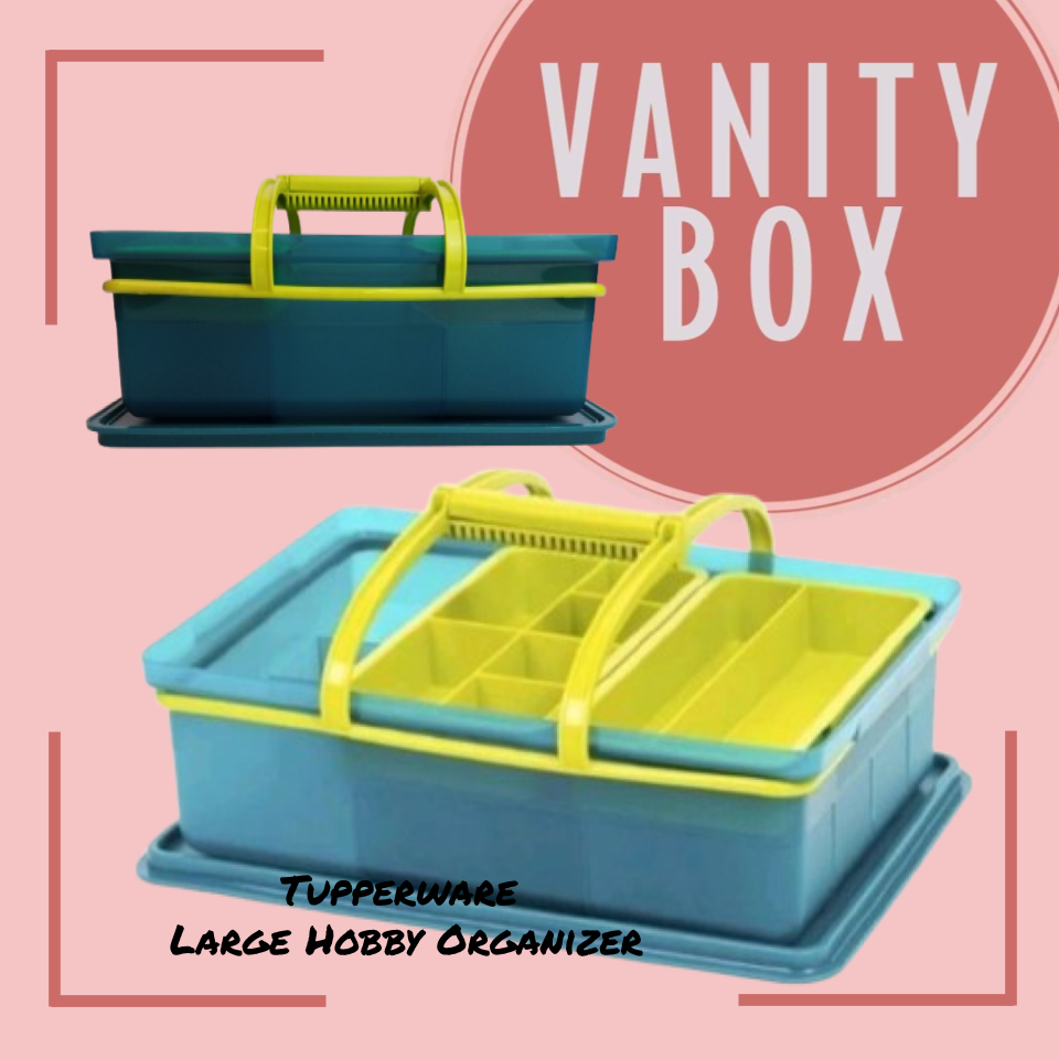 Tupperware Large Hobby Organizer Food Storage with Handle