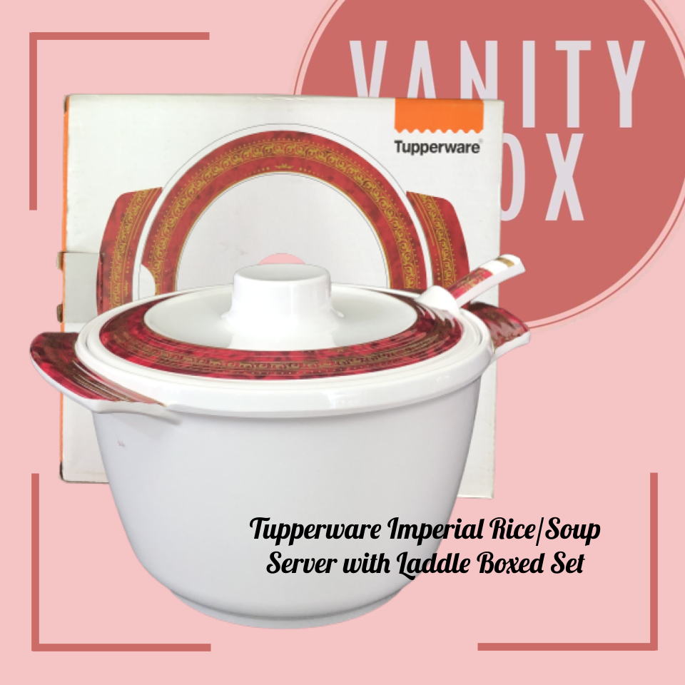 Tupperware Imperial Rice/ Soup Server with Ladle 2.2L