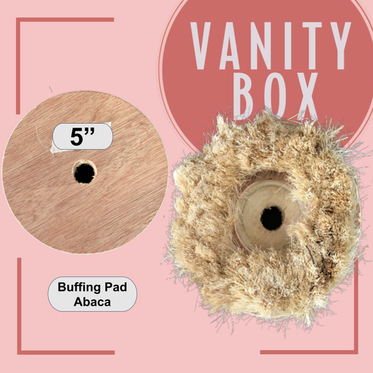 Abaca Buffing Pad 4" & 5" for Stone Polishing