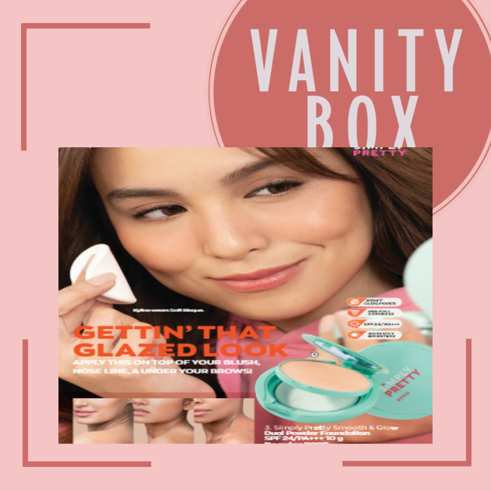 Avon Simply Pretty Smooth & Glow Dual Powder Foundation SPF24/PA+++ 10g