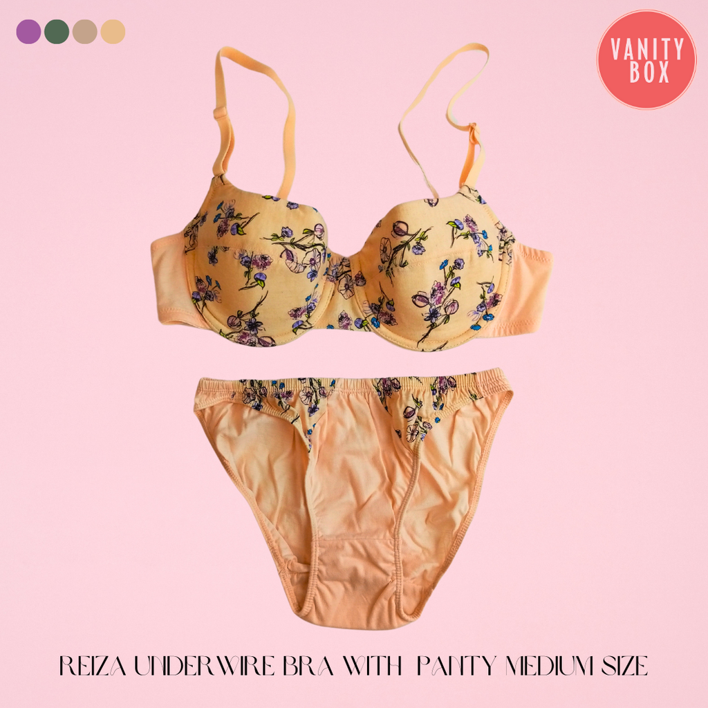 Avon Reiza Underwire Bra with Panty Medium size