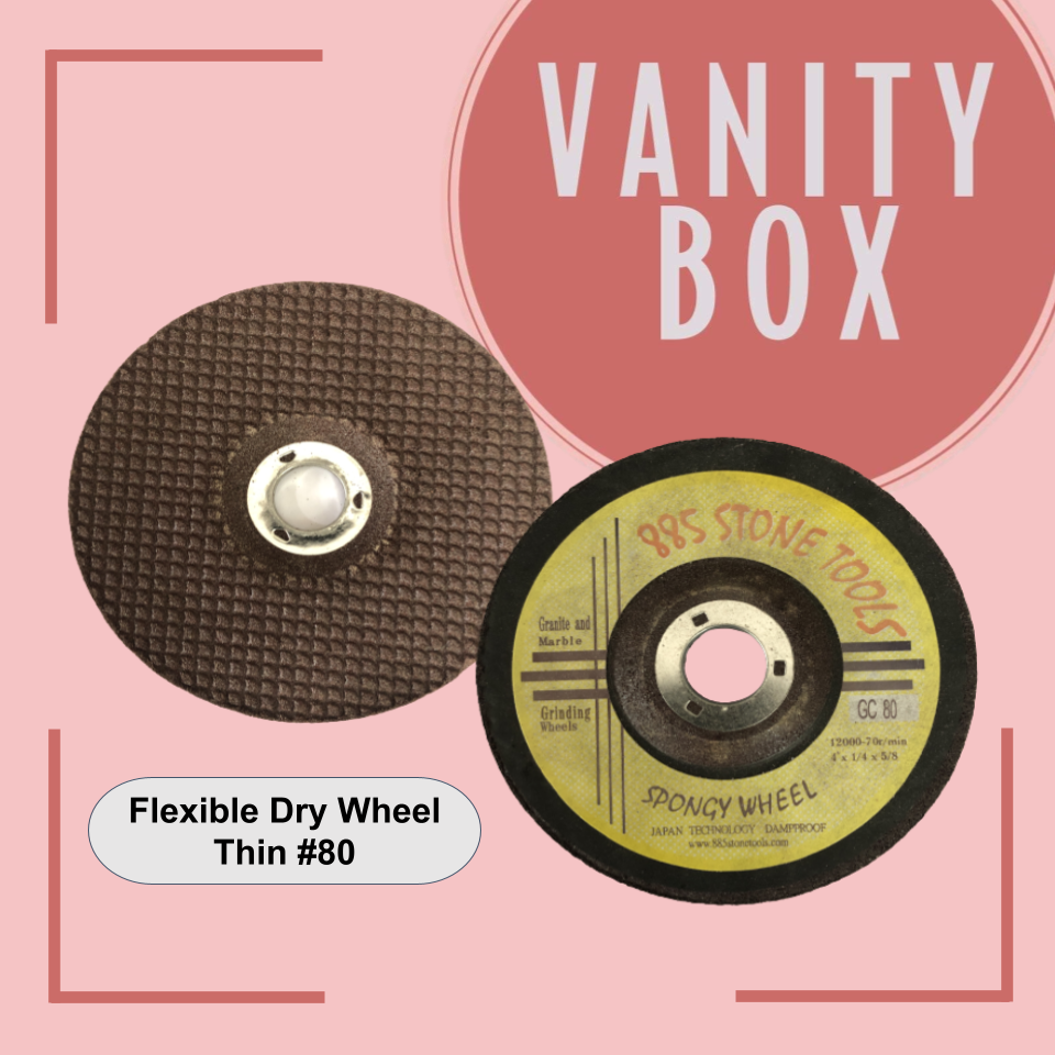 885 Flexible Dry Polishing Wheel 4" — Grit 60 to 150