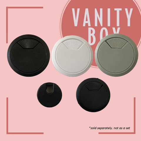 Computer Desk Table Grommets Cable  Wire Hole Plastic Cover Size 70mm,60mm,45mm