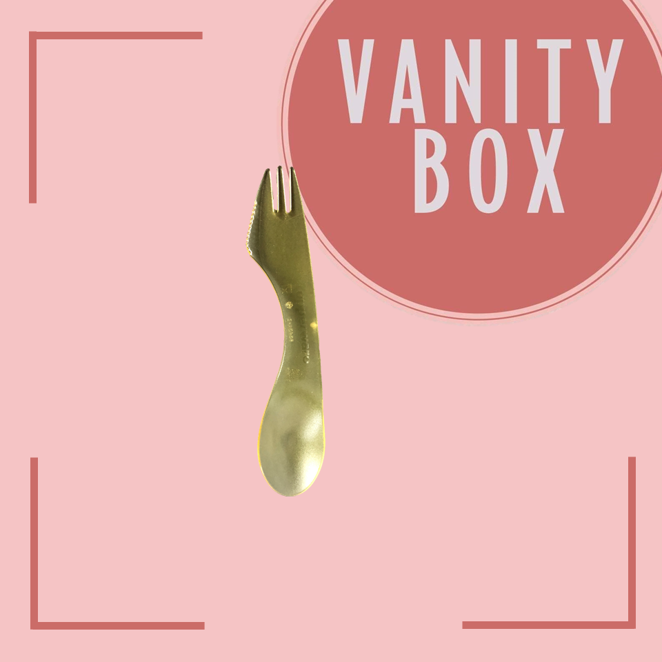 Tupperware Reusable Eat Anyware Spork (Combination of Spoon and Pork)