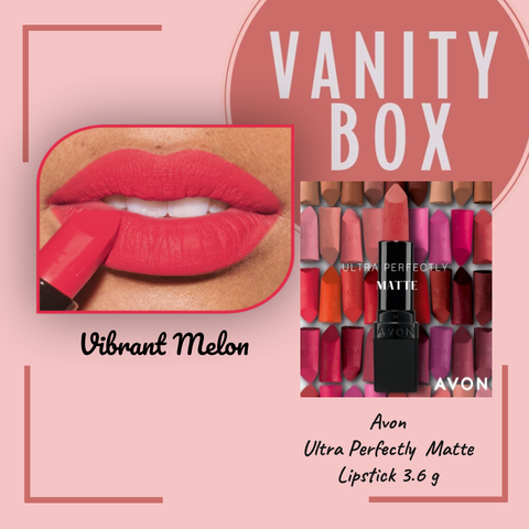 Avon Ultra Perfectly Matte Lipstick 3.5g Vibrant Melon