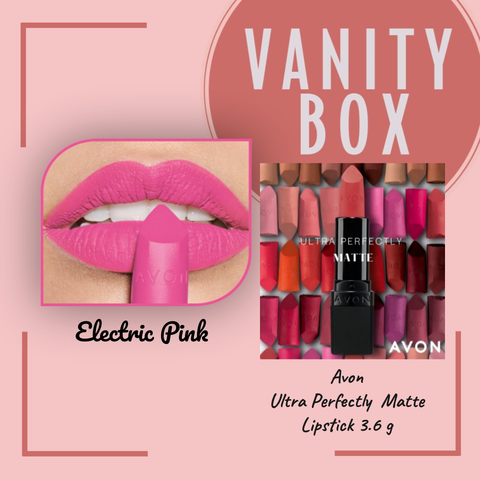 Avon Ultra Perfectly Matte Lipstick 3.5g Electric Pink