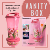 Tupperware Illumina Tumbler & Dessert Cup  Purple/Red