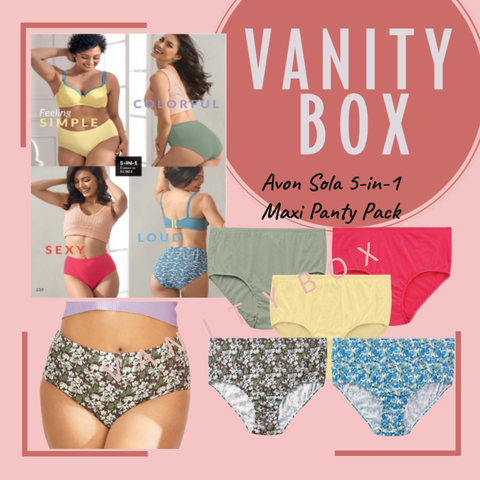Avon Sola 5-in-1 Maxi Panty Pack