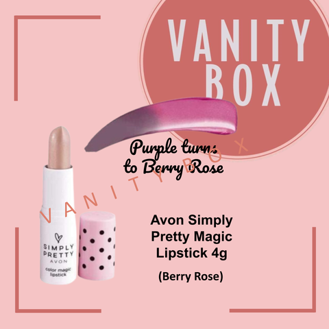 Avon Simply Pretty Magic Lipstick 0.4g Berry Rose