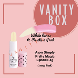 Avon Simply Pretty Color Magic Lipstick 0.4g Snow Pink