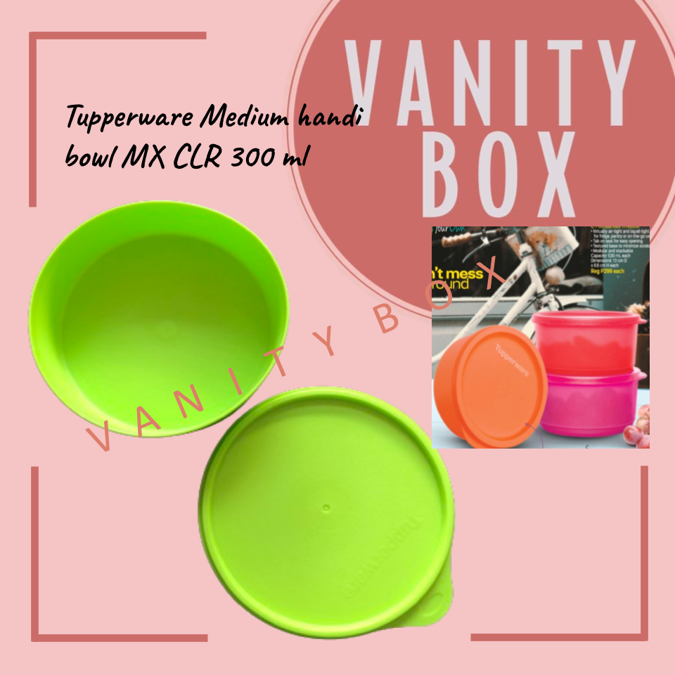 Tupperware Medium handi bowl MX CLR 300 ml