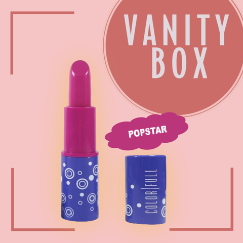 Colorfull Satin Lipstick Color Burst Edition 4g (Popstar)