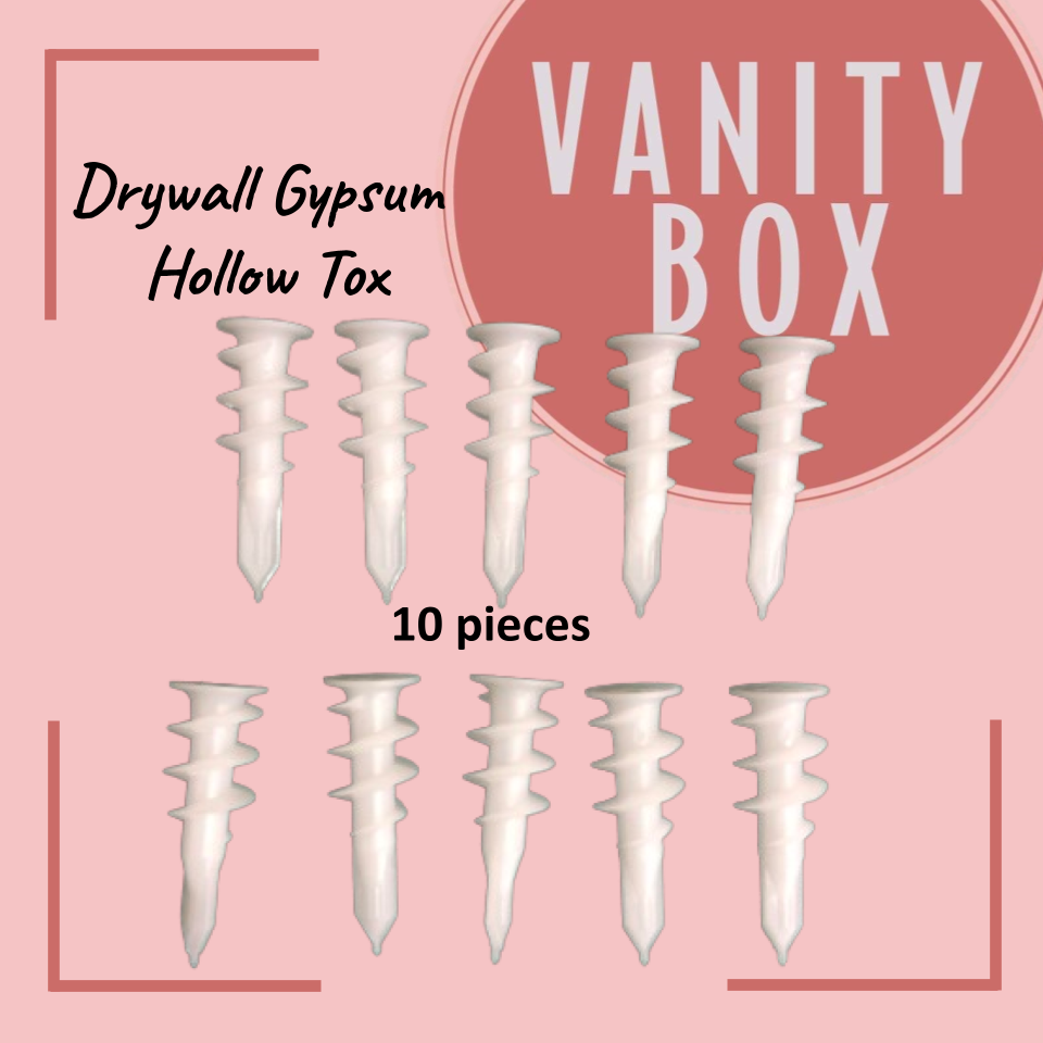 Drywall Gypsum Hollow Tox Screw Nylon Anchor Screw