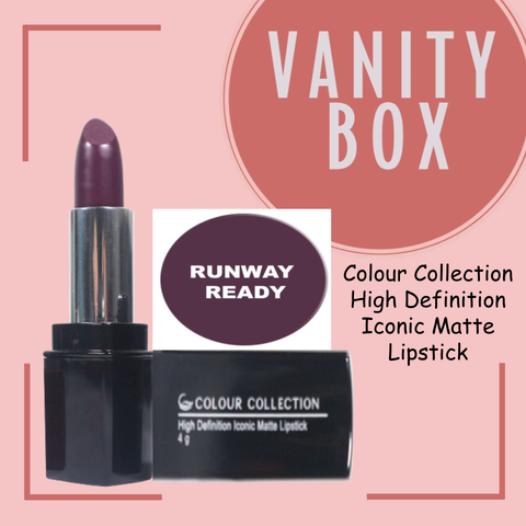 Colour Collection High Definition Iconic Matte Lipstick Runway Ready