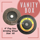 Flap disc,flap wheel 4" for polishing metal and stainless steel