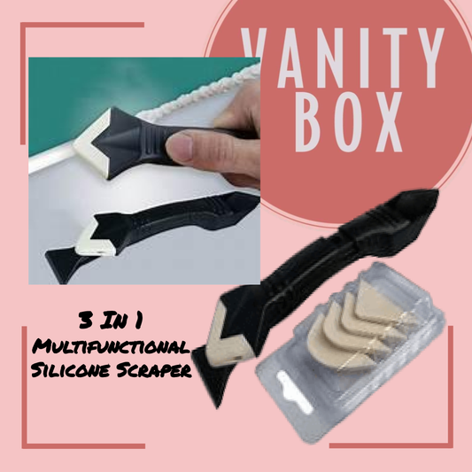 3 In 1 Multifunctional Silicone /Remover Caulk Finisher Sealant Smooth Scraper Grout Kit Tools