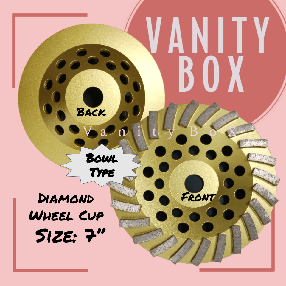 885 Diamond Cup Grinding Wheel for Concrete Masonry Marble Granite Size: 4",6",7"