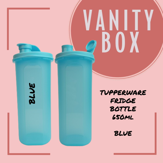 TUPPERWARE FRIDGE BOTTLE SLIM 650ml with PERSONALIZED NAME