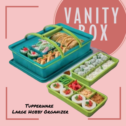 Tupperware Large Hobby Organizer Food Storage with Handle