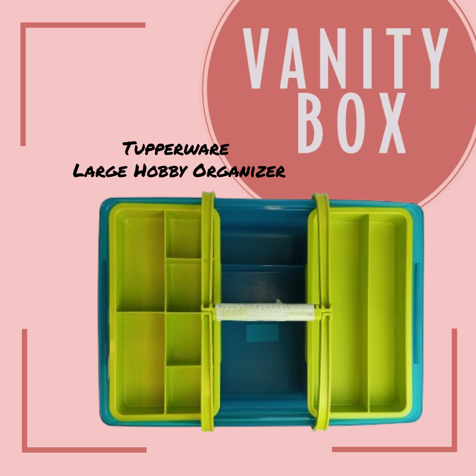 Tupperware Large Hobby Organizer Food Storage with Handle