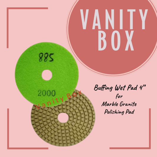 885 Buffing Wet Pad size 4”/ pcs.for Marble Granite Polishing Pad (Premium)