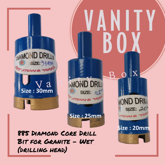 885 Diamond Hole Saw Core Drill Bit for Granite - Wet  (Drilling head)