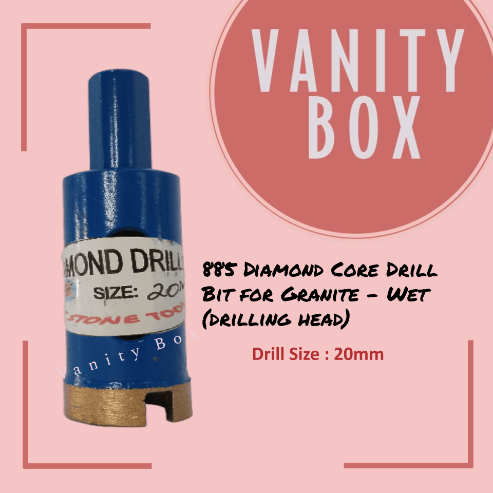 885 Diamond Hole Saw Core Drill Bit for Granite - Wet  (Drilling head)