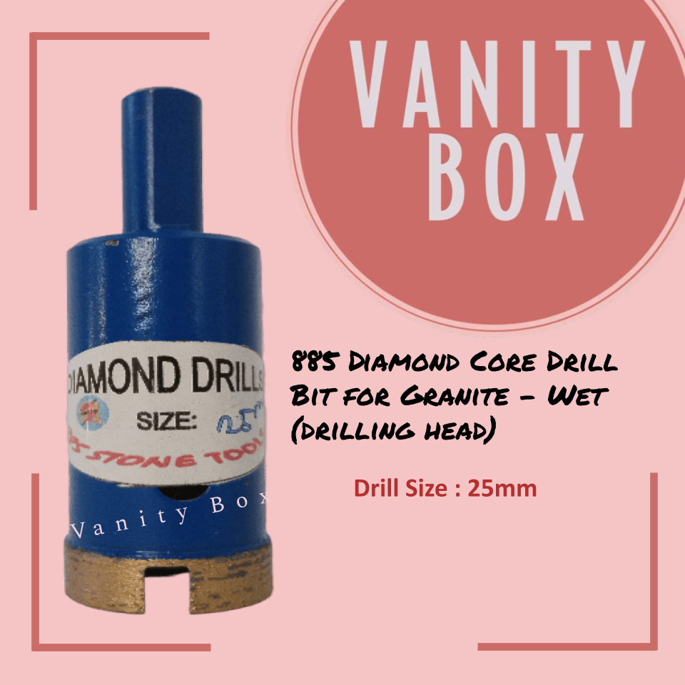 885 Diamond Hole Saw Core Drill Bit for Granite - Wet  (Drilling head)