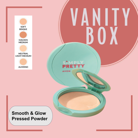 Avon Simply Pretty Smooth & Glow Pressed Powder SPF 14 10g