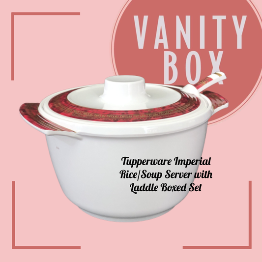Tupperware Imperial Rice/ Soup Server with Ladle 2.2L