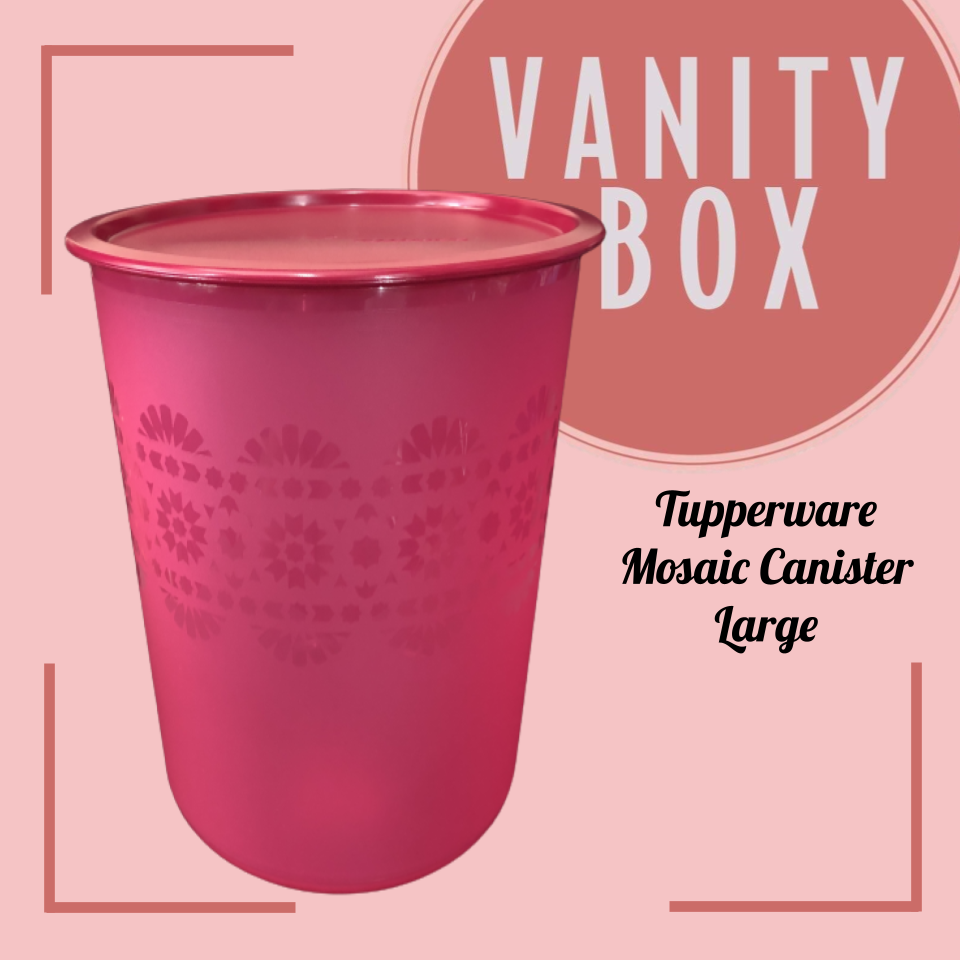 Tupperware Mosaic Canister (Vineyard) 1.2L