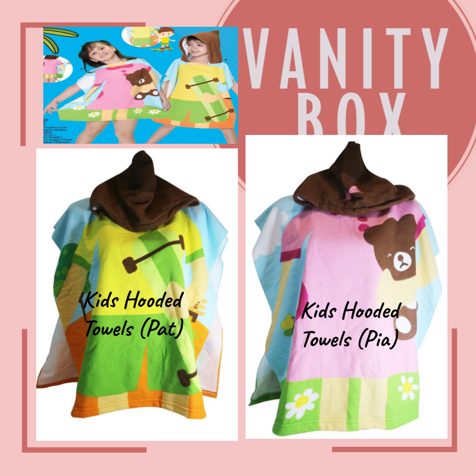 KIDS PLUS+ CHARACTER HOODED TOWELS