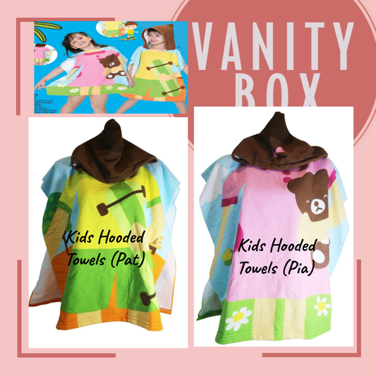 KIDS PLUS+ CHARACTER HOODED TOWELS