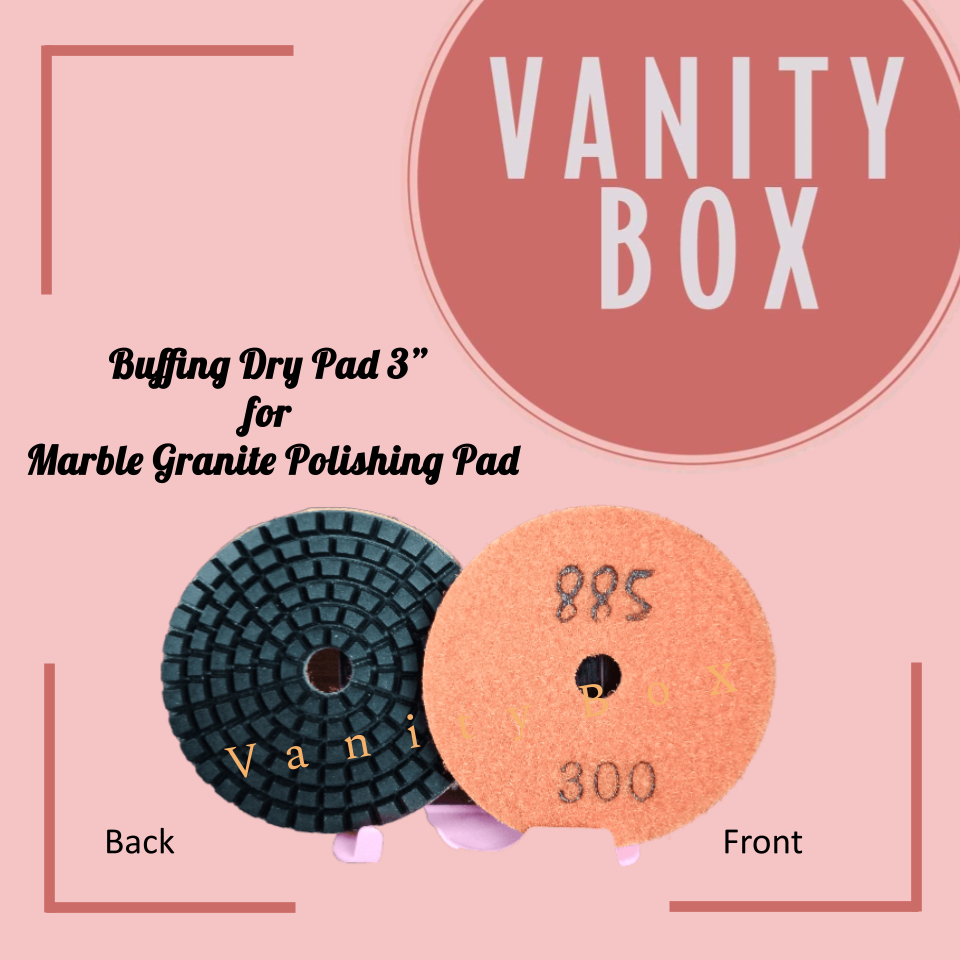 885 Buffing Dry/Wet  Pad per piece 3” for  Marble Granite Polishing Pad