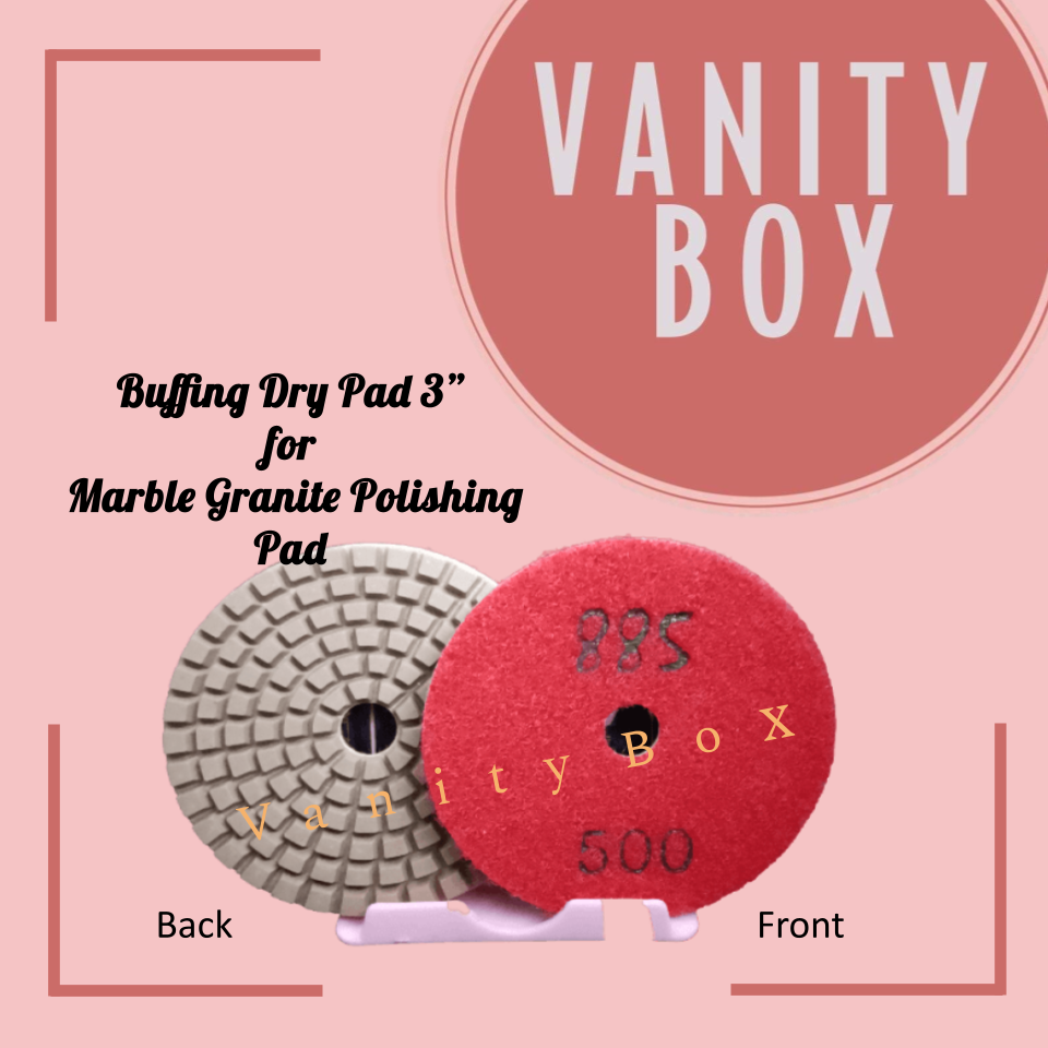 885 Buffing Dry/Wet  Pad per piece 3” for  Marble Granite Polishing Pad