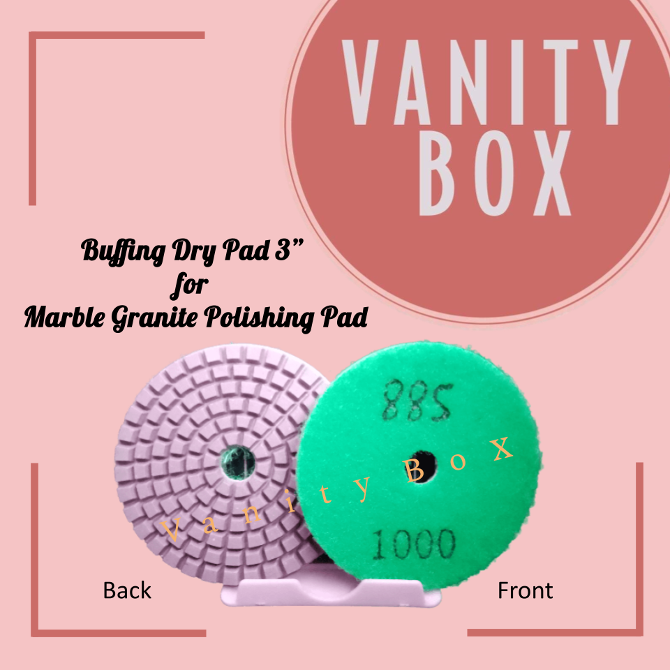 885 Buffing Dry/Wet  Pad per piece 3” for  Marble Granite Polishing Pad