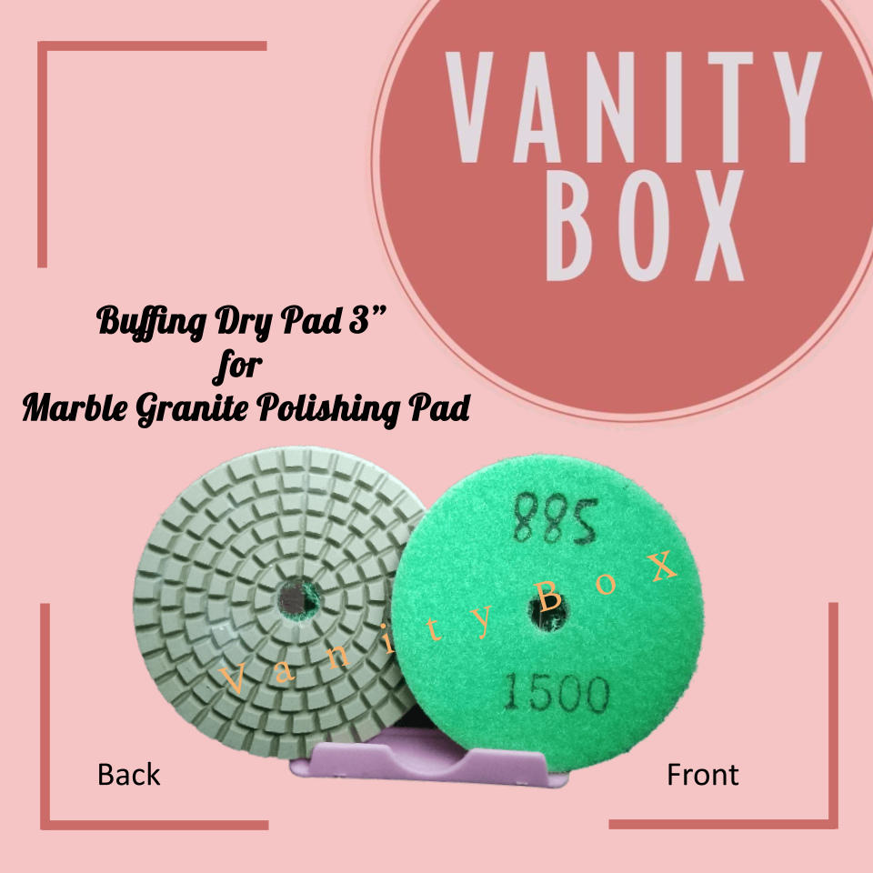 885 Buffing Dry/Wet  Pad per piece 3” for  Marble Granite Polishing Pad