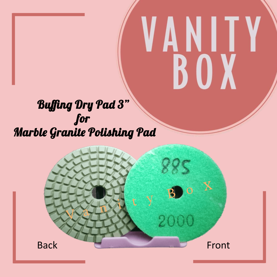 885 Buffing Dry/Wet  Pad per piece 3” for  Marble Granite Polishing Pad