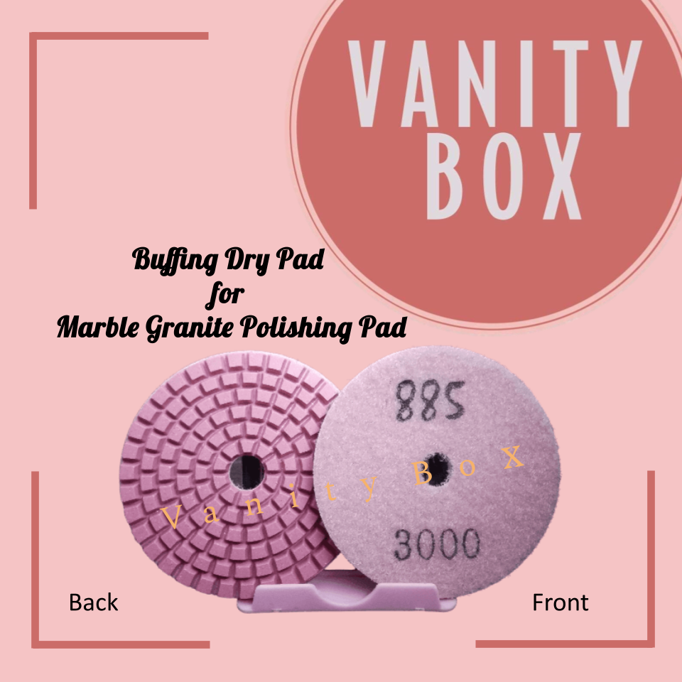 885 Buffing Dry/Wet  Pad per piece 3” for  Marble Granite Polishing Pad