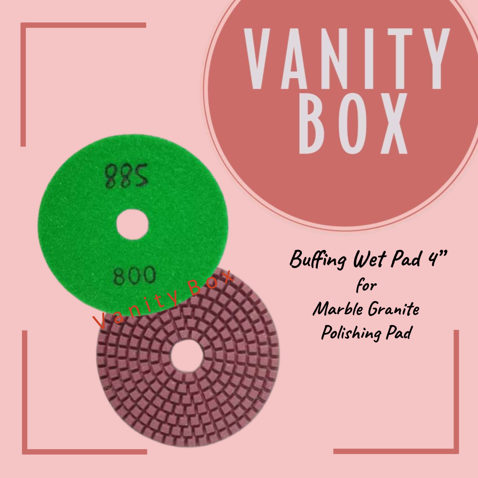 885 Buffing Wet Pad size 4”/ pcs.for Marble Granite Polishing Pad (Premium)