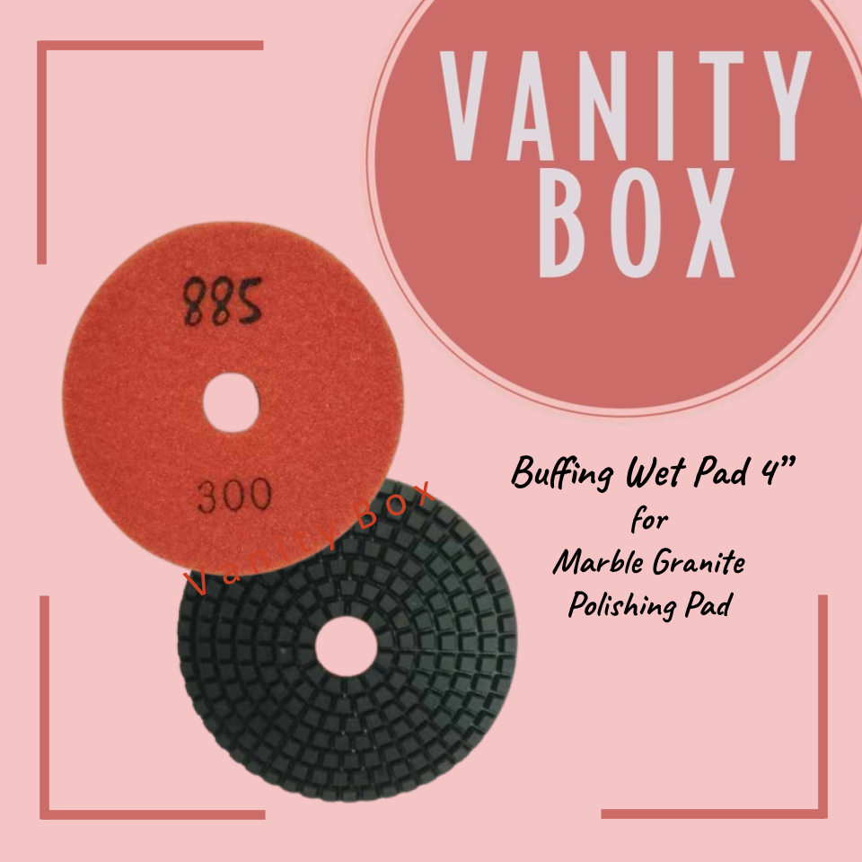 885 Buffing Wet Pad size 4”/ pcs.for Marble Granite Polishing Pad (Premium)