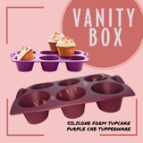 TUPPERWARE SILICONE FORM TUPCAKE PURPLE CAB