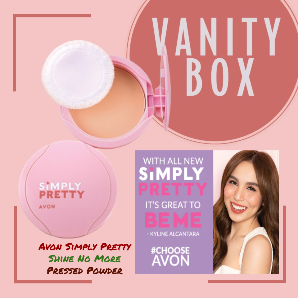 Avon Simply Pretty Shine No More Pressed Powder SPF14 10g