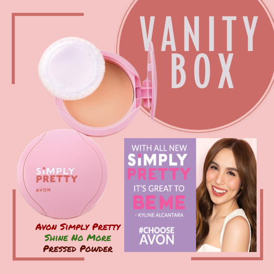 Avon Simply Pretty Shine No More Pressed Powder SPF14 10g
