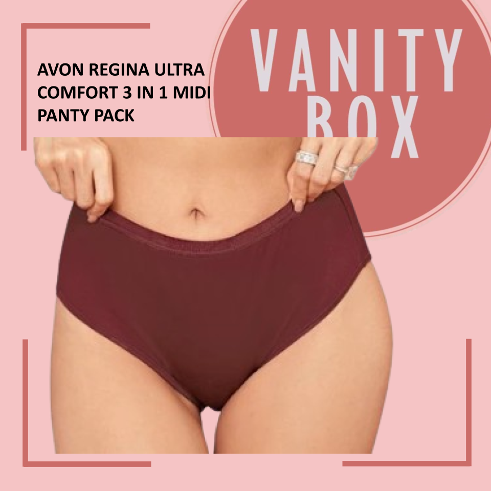 AVON REGINA ULTRA COMFORT 3 IN 1 MIDI PANTY PACK