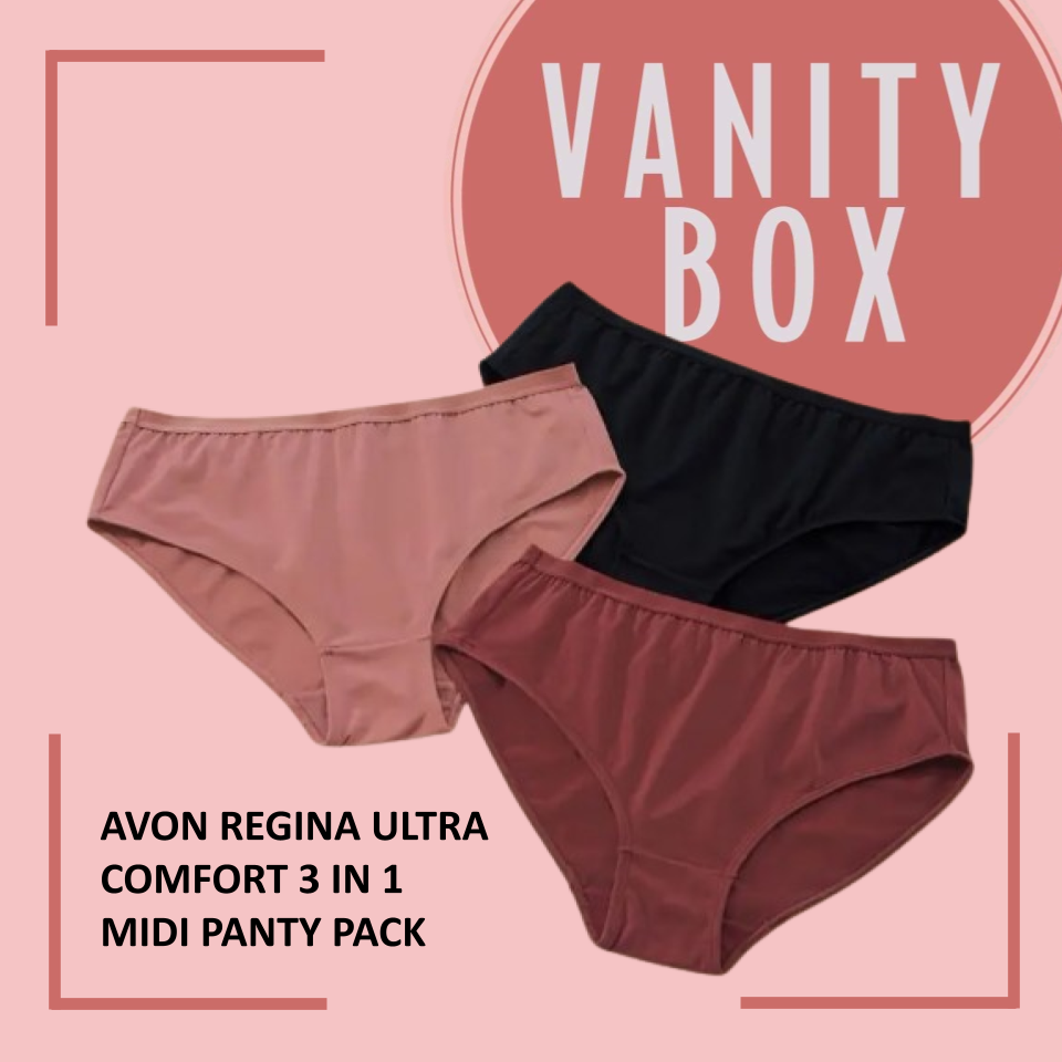 AVON REGINA ULTRA COMFORT 3 IN 1 MIDI PANTY PACK