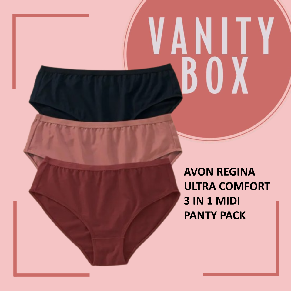 AVON REGINA ULTRA COMFORT 3 IN 1 MIDI PANTY PACK