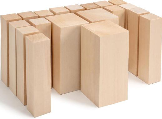 Natural Wood Carving Blocks Whittling Wood Blocks for Carving Beginners