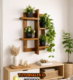 3 Layered DIY Storage Rack Home Decoration Wooden Wall Mounted Living Room, Bedromm Organizer Shelf